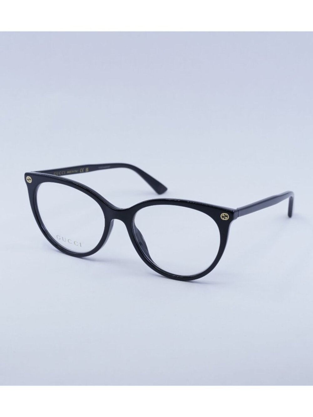 Gucci GG0093O 001 Eyeglasses Black 53mm Cat Eye Frame